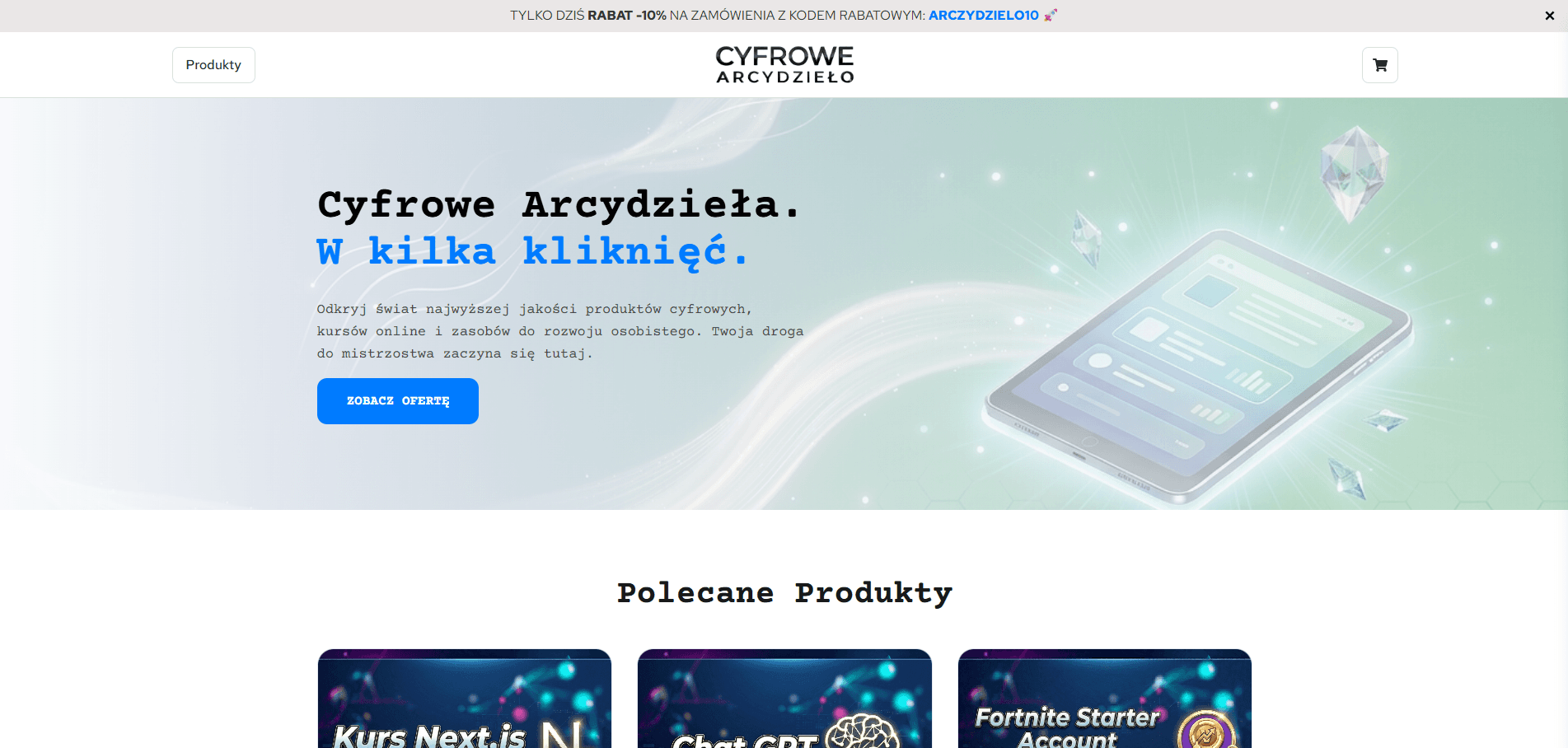 Podgląd sklepu Cyfrowe Arcydzieła